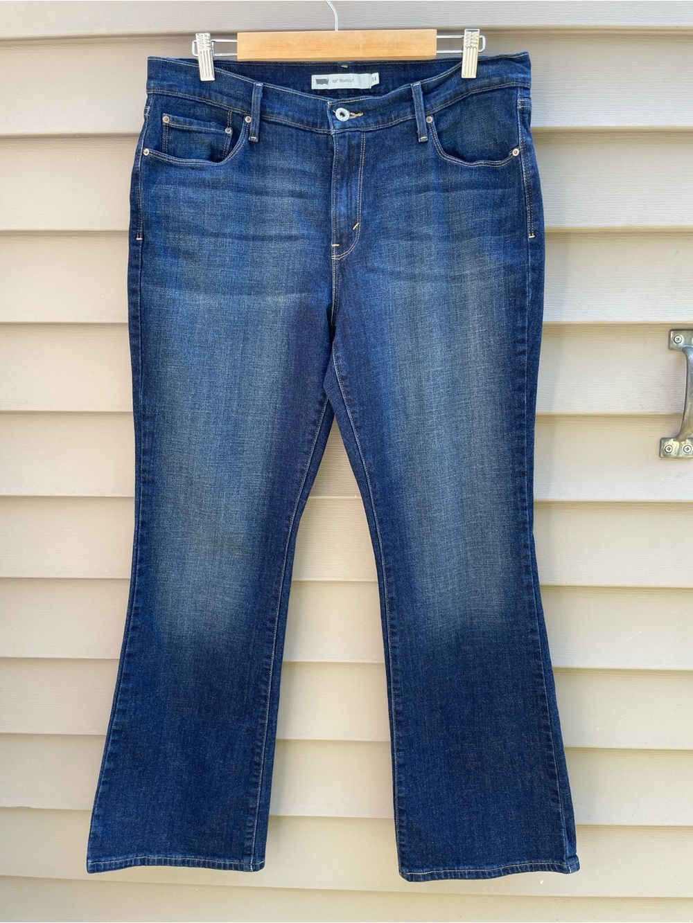 Levi's Women's Dark Blue Flare Jeans